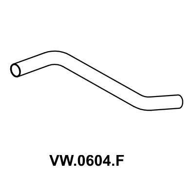 Tubo 2 Pol. traseiro Mastra VW0604F