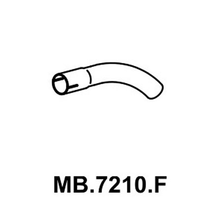 Tubo Curto 4 Pol. traseiro Mastra MB7210F