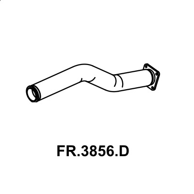 Tubo dianteiro Mastra FR3856D