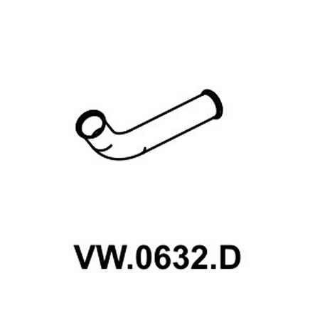 Tubo dianteiro Mastra VW0632D