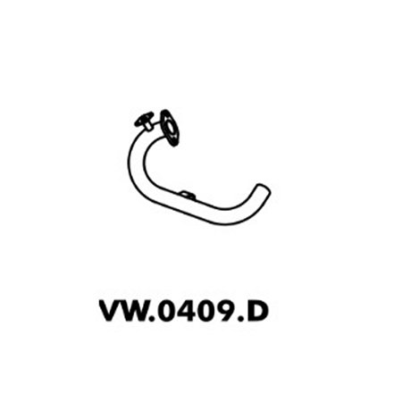 Tubo do Motor lado esquerdo Mastra VW0409D