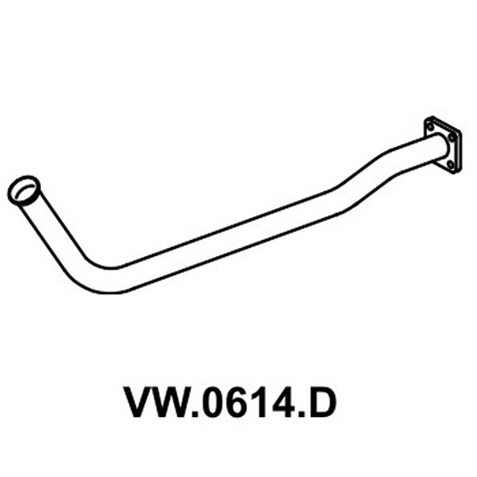 Tubo do Motor Mastra VW0614D