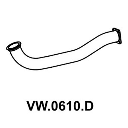 Tubo do Motor Mastra VW0610D