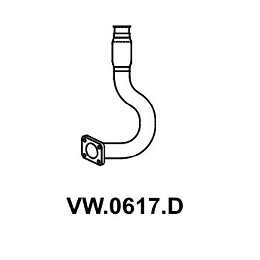 Tubo do Motor Mastra VW0617D, foto 2