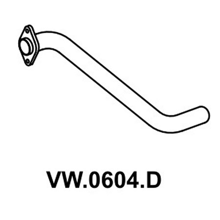 Tubo do Motor Mastra VW0604D