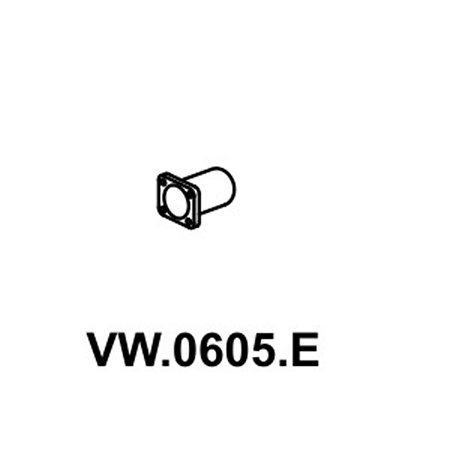 Tubo Intermediário com Freio Motor Mastra VW0605E