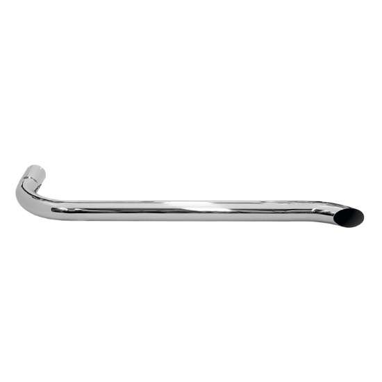 Tubo Lateral Cromado 4.1/2 Pol. Comprimento 1150mm Fabbof TB1001