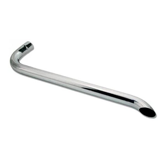 Tubo Lateral Cromado 4.1/2 Pol. Comprimento 1600mm Bepo M073D