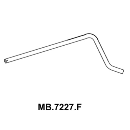 Tubo Longo 2 Pol. traseiro Mastra MB7227F