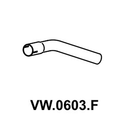 Tubo traseiro Mastra VW0603F