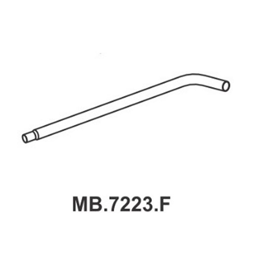 Tubo traseiro Mastra MB7223F