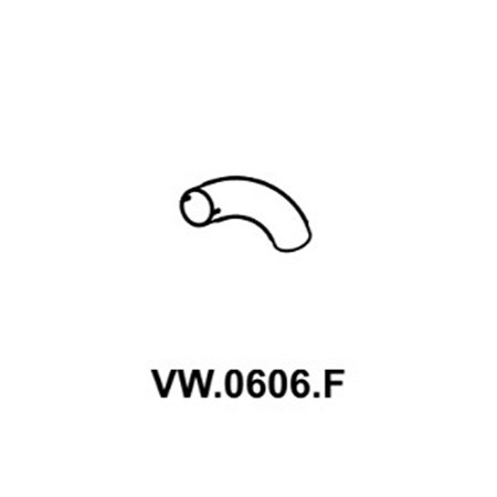 Tubo traseiro Mastra VW0606F