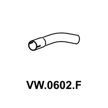 Tubo traseiro Mastra VW0602F