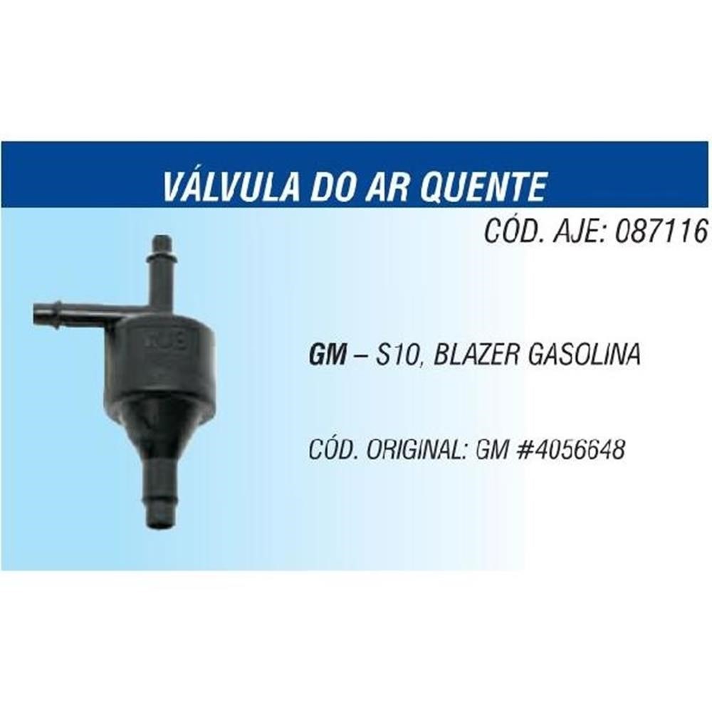 Válvula do Ar Quente AJE 087116