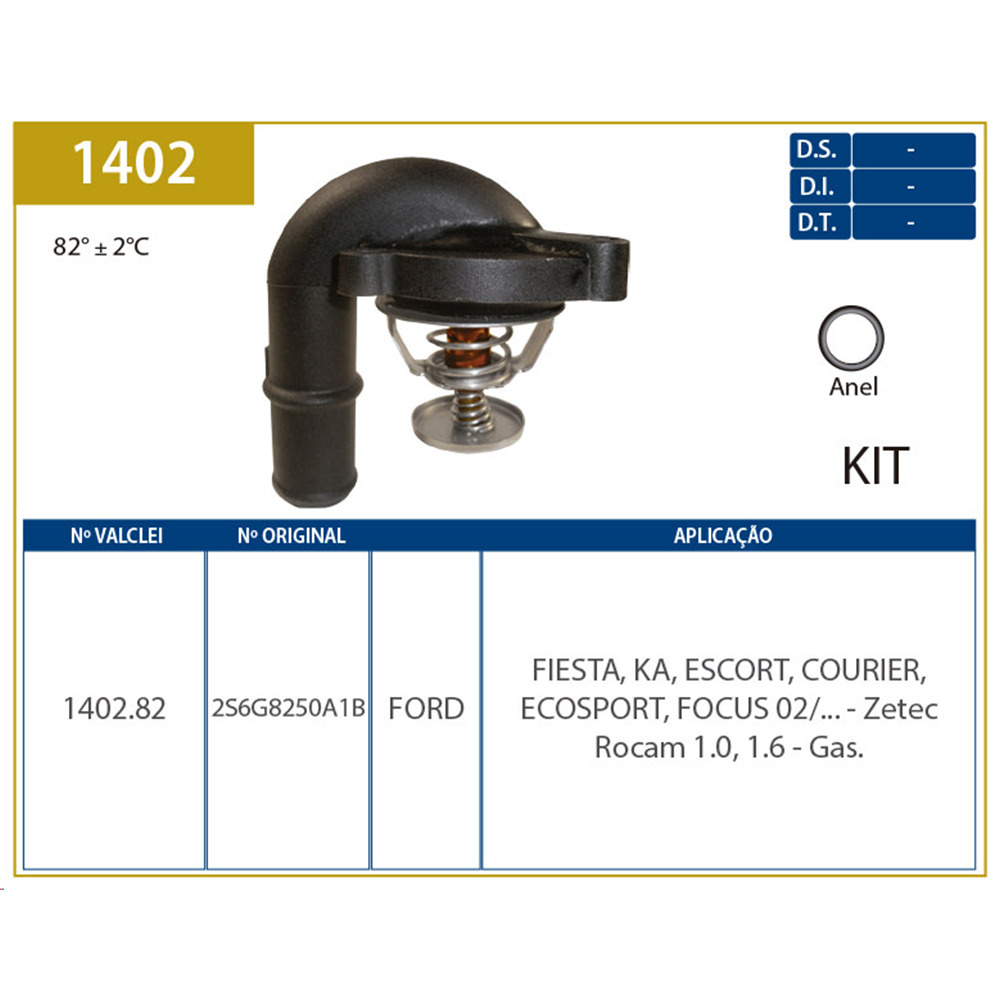 Válvula Termostática com Flange Valclei 140282