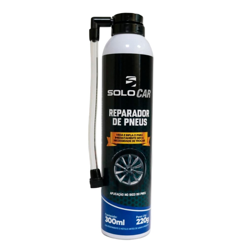 Veda Furo Reparador DePneu Spray 300ml / 220g Solocar SL641001