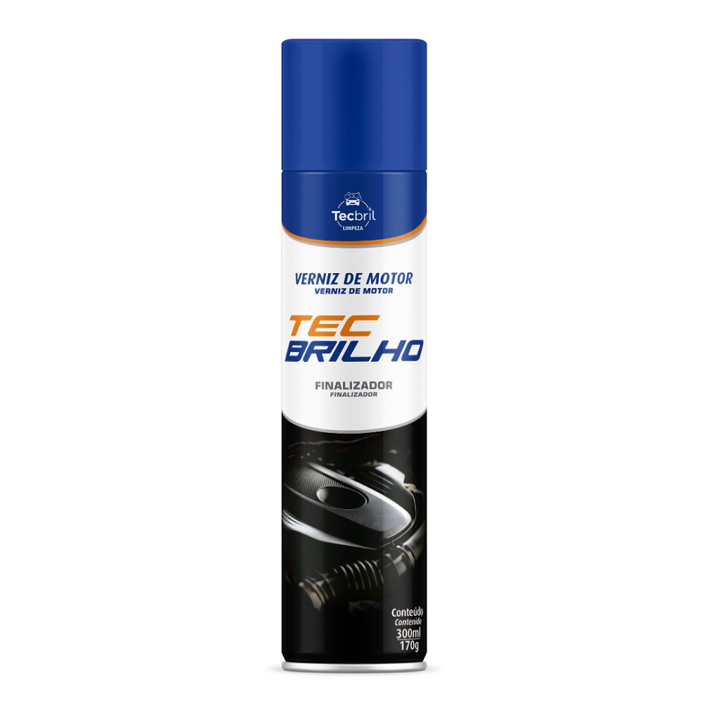 Verniz de Motor Tec Brilho Finalizador Spray 300ml Tecbril 5920267