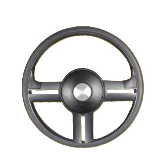 Volante de Direção Espotivo Slim Grafite Universal sem Cubo Haste HVSLSC009