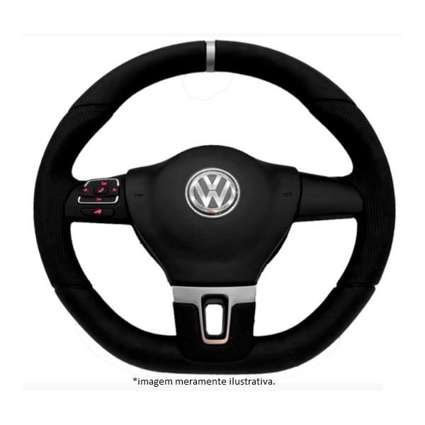 Volante de Direção Modelo Jetta Led Black Guia Acessorios GAA00657