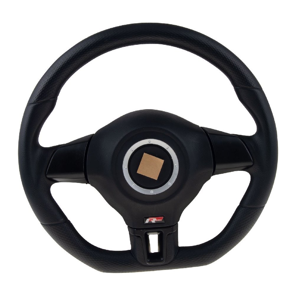 Volante de Direção Preto com Cubo 370mm RD Volantes VE1192PTRL