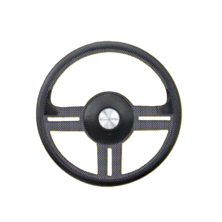 Volante de Direção Universal Esportivo Rally Carbono sem Cubo Haste HVRYSC005